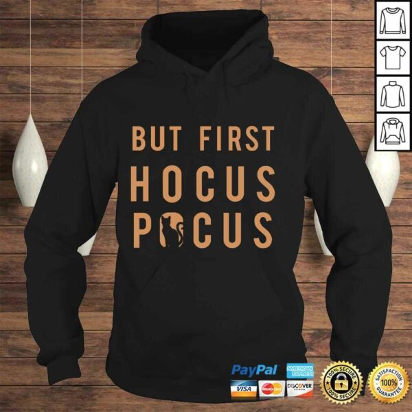 Official But First Hocus Pocus Black Cat Cutout Long Sleeve Tee T-Shirt