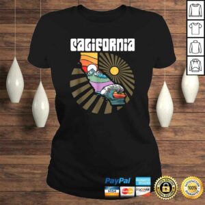 Official California Outdoors Retro Mountains Trees & Waves Shirt 2 Official California Outdoors Retro Mountains Trees Waves Shirt 3