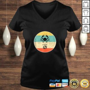 Official Cancer Zodiac Retro Gift TShirt