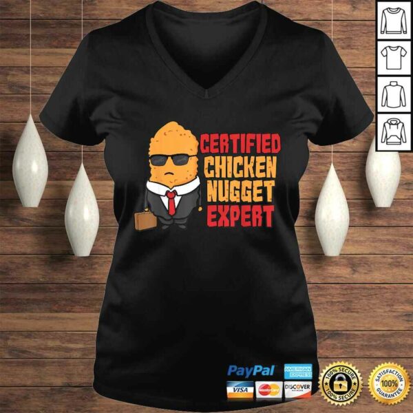 Official Certified Chicken Nugget Expert Gift for Kids Boys Girls Tee Shirt