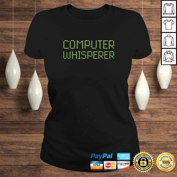 Official Computer Whisperer Funny IT Tech Support Nerd Geek Shirt