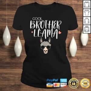 Official Cool Brother Llama Funny Llama Family Matching Shirt 3