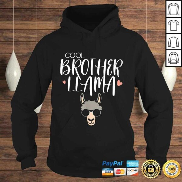 Official Cool Brother Llama Funny Llama Family Matching Shirt