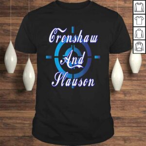 Official Crenshaw And Slauson Hustle V-Neck T-Shirt Official Crenshaw And Slauson Hustle V-Neck T-Shirt