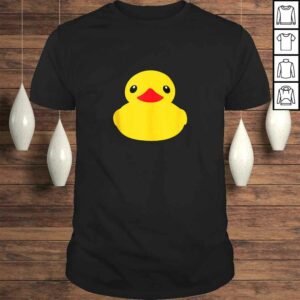 Official Cute Duck Shirt Yellow Rubber Ducky Emoji Shirt 1