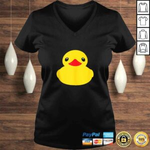Official Cute Duck Shirt Yellow Rubber Ducky Emoji Shirt 2