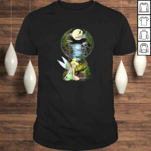 Official Disney Peter Pan Tinkerbell Keyhole Graphic Shirt Official Disney Peter Pan Tinkerbell Keyhole Graphic Shirt