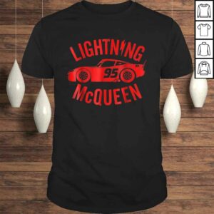 Official Disney Pixar Cars Lightning McQueen Vintage Graphic Shirt Official Disney Pixar Cars Lightning McQueen Vintage Graphic Shirt