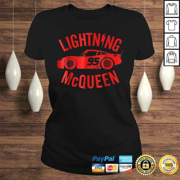Official Disney Pixar Cars Lightning McQueen Vintage Graphic Shirt