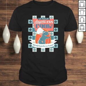 Official Disney Pixar Ratatouille Remy Anyone Can Cook Poster TShirt Gift Official Disney Pixar Ratatouille Remy Anyone Can Cook Poster TShirt Gift