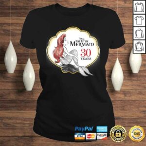 Official Disney The Little Mermaid 30th Anniversary Graphic V-Neck T-Shirt 2 Official Disney The Little Mermaid 30th Anniversary Graphic V Neck T Shirt 3