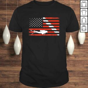 Official Diver Down Dive Flag Scuba Diving American Flag Tee T Shirt 1