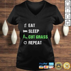 Official Eat Sleep Cut Grass RepeaShirt Funny Landscaper TShirt 2