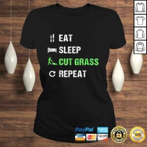 Official Eat Sleep Cut Grass RepeaShirt Funny Landscaper TShirt 3