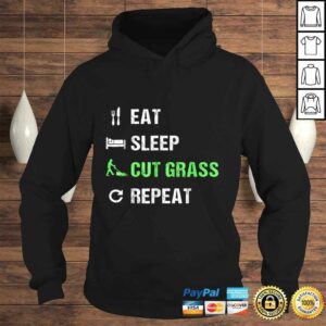 Official Eat Sleep Cut Grass RepeaShirt Funny Landscaper TShirt 4