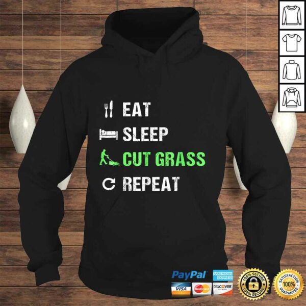 Official Eat Sleep Cut Grass RepeaShirt – Funny Landscaper TShirt