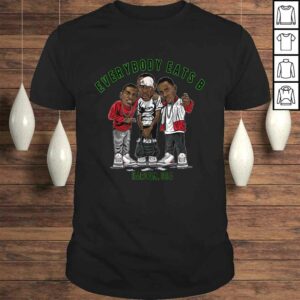 Official Everybody Eats B V-Neck T-Shirt Official Everybody Eats B V-Neck T-Shirt