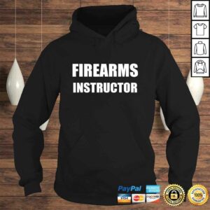 Official Firearms Instructor 2 Sided Front and Back Employees Shirt 3 Official Firearms Instructor 2 Sided Front and Back Employees Shirt 4