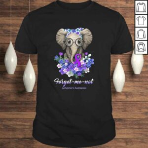 Official Forget me not Alzheimer’s Awareness Elephant Flower Shirt Official Forget me not Alzheimer’s Awareness Elephant Flower Shirt