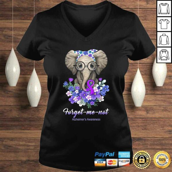 Official Forget me not Alzheimer’s Awareness Elephant Flower Shirt