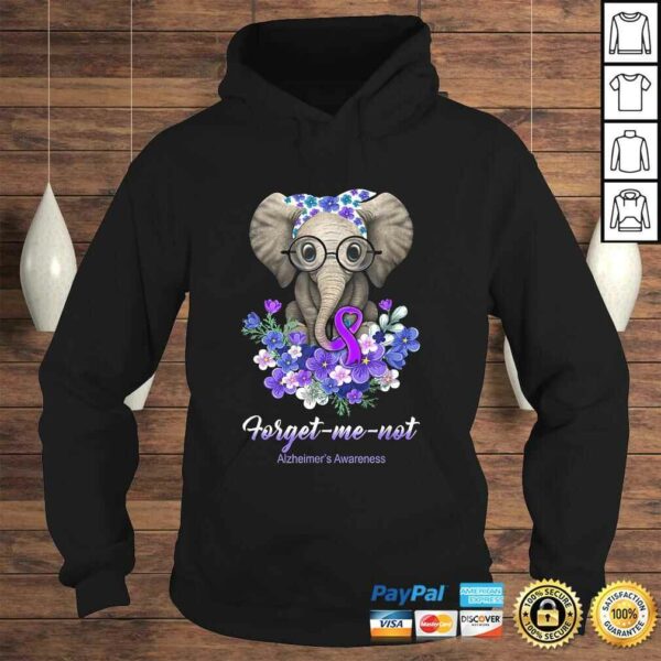 Official Forget me not Alzheimer’s Awareness Elephant Flower Shirt