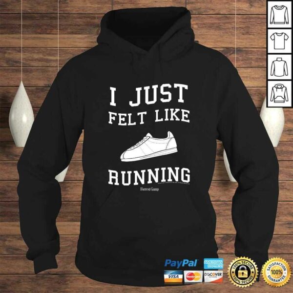 Official Forrest Gump I Just Felt Like Running Quote TShirt Gift