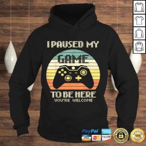 Official Gamer Video-Game i-Paused-my-Game to-be-Here for-Boys-Men Gift TShirt 3 Official Gamer Video Game i Paused my Game to be Here for Boys Men Gift TShirt 4