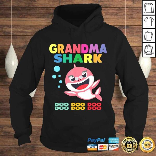 Official Grandma Shark Shirt Doo Doo Halloween Costume Christmas TShirt