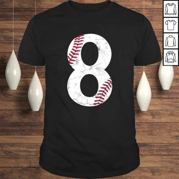 Official Happy Birthday 8th 8 Year Old Baseball Gift Boys Eight 2012 Tee T-Shirt