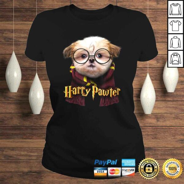 Official Harry Pawter  Cute and Funny Shih Tzu puppy Dog Lover TShirt