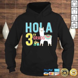 Official Hola 3 er Tercer Grado Llama Back to School Spanish TShirt 3 Official Hola 3 er Tercer Grado Llama Back to School Spanish TShirt 4