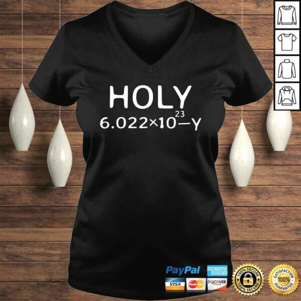 Official Holy Moley Avogadro Mole Carbon Funny Chemistry V-Neck T-Shirt