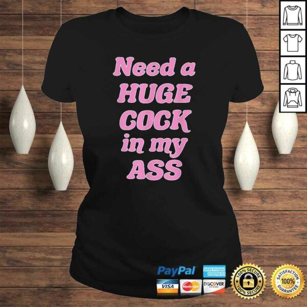 Official Huge COCK in My ASS Retro Kinky Dick Anal Lover Pride Sexy Tee T-Shirt