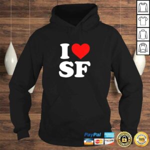 Official I Love SF San Francisco - HearTShirt 3 Official I Love SF San Francisco HearTShirt 4