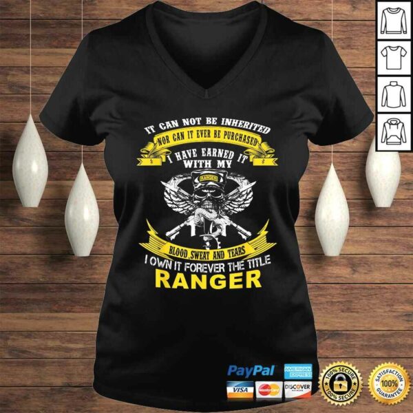 Official I Own It Forever The Title US Army Ranger Veteran Shirt