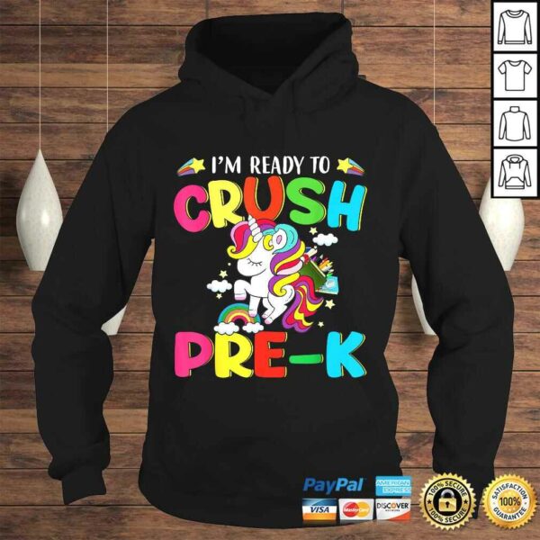 Official I’m ready to crush pre-k Grade Unicorn Kids Shirt