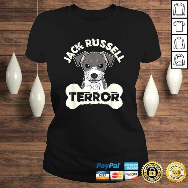 Official Jack Russell Terrier Gifts Funny Dog Pun Jack Russell Terror TShirt