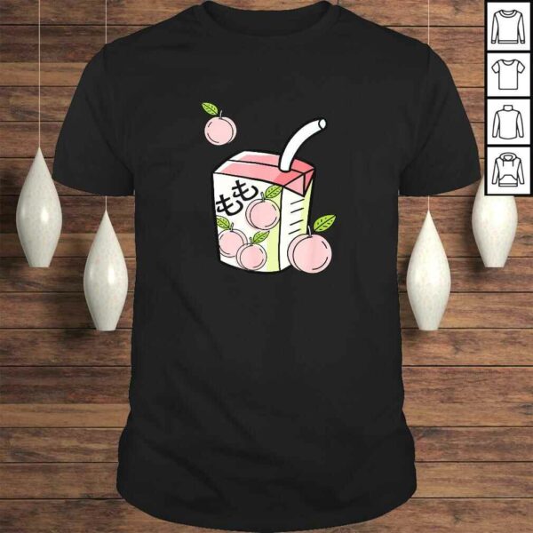 Official Japanese Juice Box Peach Juice kanji TShirt