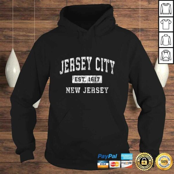 Official Jersey City New Jersey NJ Vintage Established Sports Design TShirt