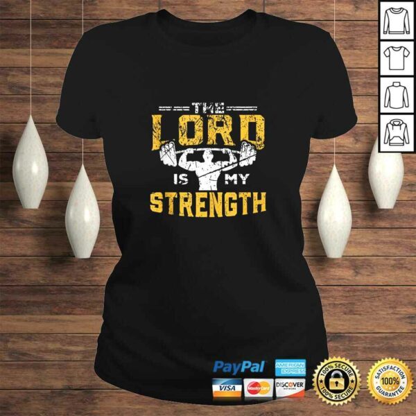 Official Jesus Workout The Lord is my Strength Christian Gym T-shirt