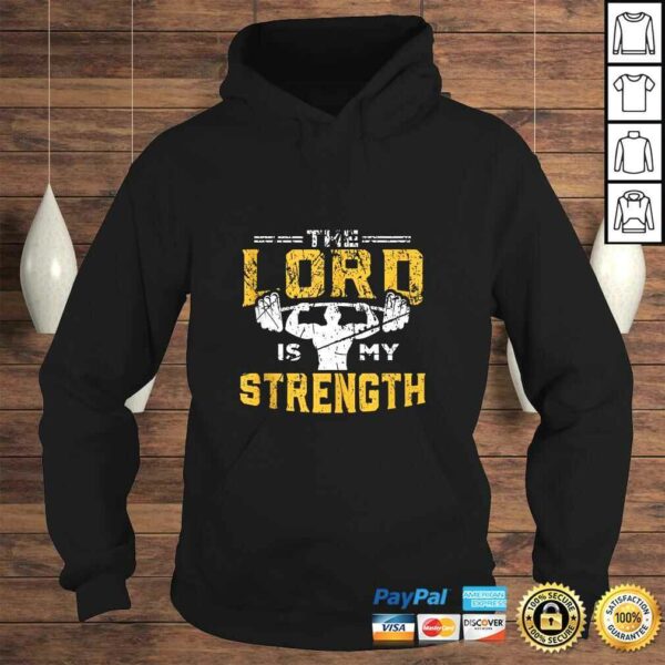 Official Jesus Workout The Lord is my Strength Christian Gym T-shirt