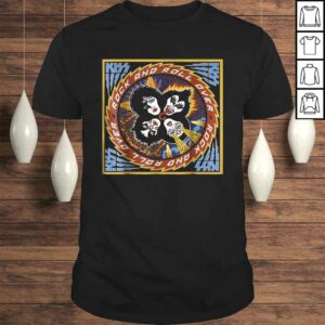 Official KISS 1976 Rock & Roll Over Tee T-Shirt Official KISS 1976 Rock & Roll Over Tee T-Shirt