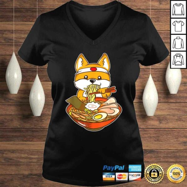 Official Kawaii Japanese Anime Shiba Inu Ramen TShirt