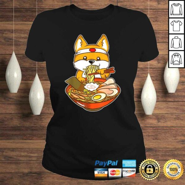 Official Kawaii Japanese Anime Shiba Inu Ramen TShirt