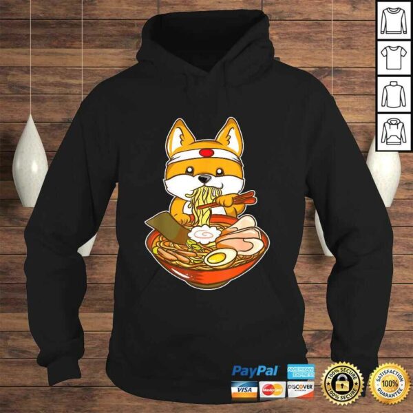 Official Kawaii Japanese Anime Shiba Inu Ramen TShirt