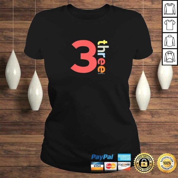 Official Kids 3rd Birthday Shirt for Boys 3  Age 3 Age Three Boys TShirt