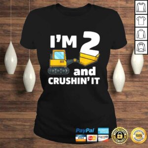 Official Kids Construction Truck 2nd Birthday Shirt Boy 2 Year Old TShirt 2 Official Kids Construction Truck 2nd Birthday Shirt Boy 2 Year Old TShirt 3