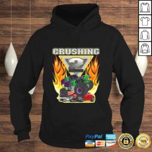 Official Kids Monster Truck Crushing being 2 Two Years Old 2nd Birthday Shirt 3 Official Kids Monster Truck Crushing being 2 Two Years Old 2nd Birthday Shirt 4