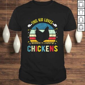 Official Kids This Kid Loves Chickens Boys and Girls Chicken Shirt Official Kids This Kid Loves Chickens Boys and Girls Chicken Shirt