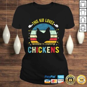 Official Kids This Kid Loves Chickens Boys and Girls Chicken Shirt 2 Official Kids This Kid Loves Chickens Boys and Girls Chicken Shirt 3
